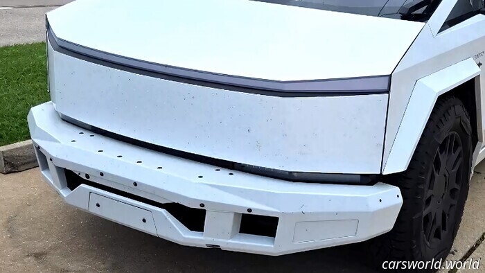 ¿Es este Cybertruck blanco mejor o peor? | Carscoops